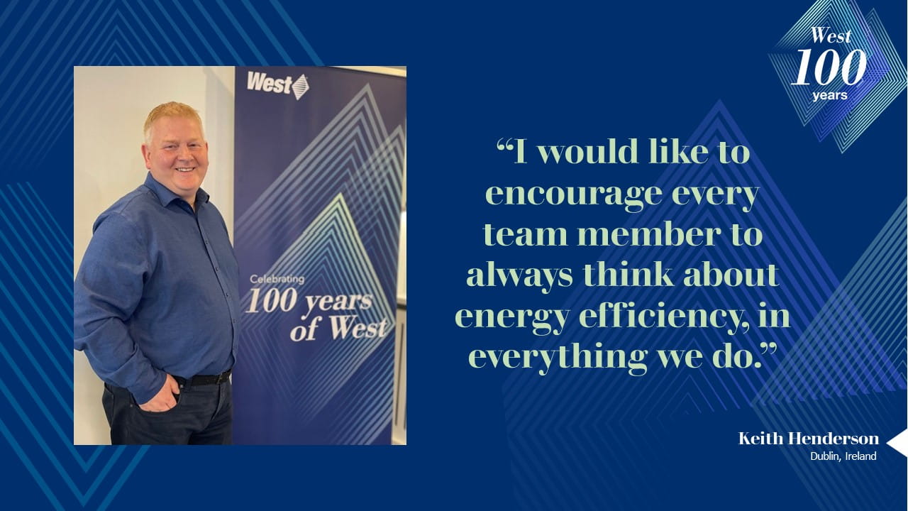 A Team Member Perspective: Working together globally to reduce West’s energy consumption.