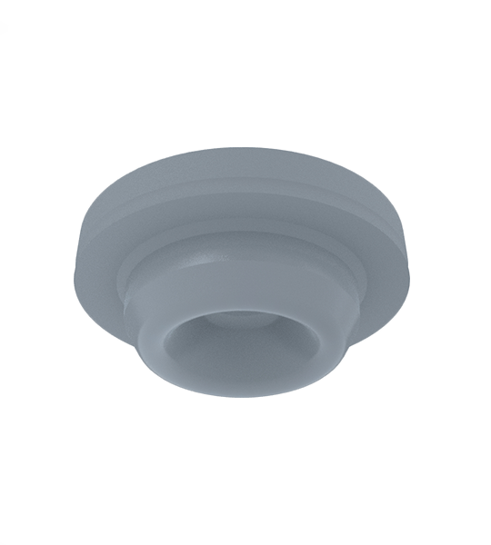 FluroTec™ Bromobutyl Stoppers Bottom view