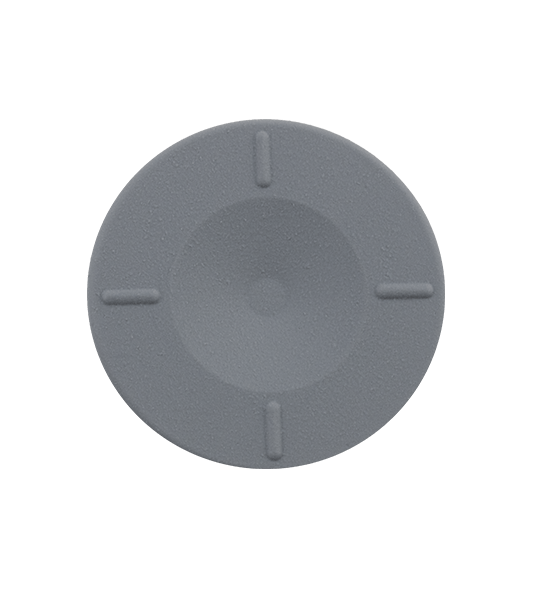 FluroTec™ Bromobutyl Stoppers Top view