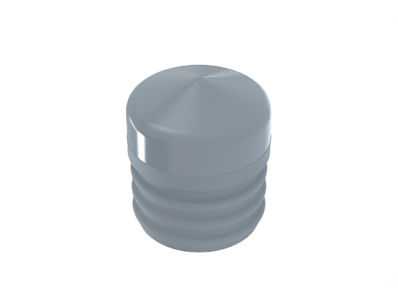 FluroTec™ Bromobutyl Plungers TopAngle View