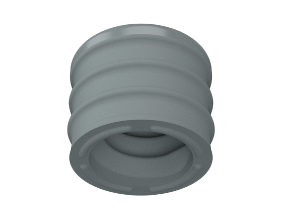 NovaPure® Bromobutyl Plungers BottomAngle View