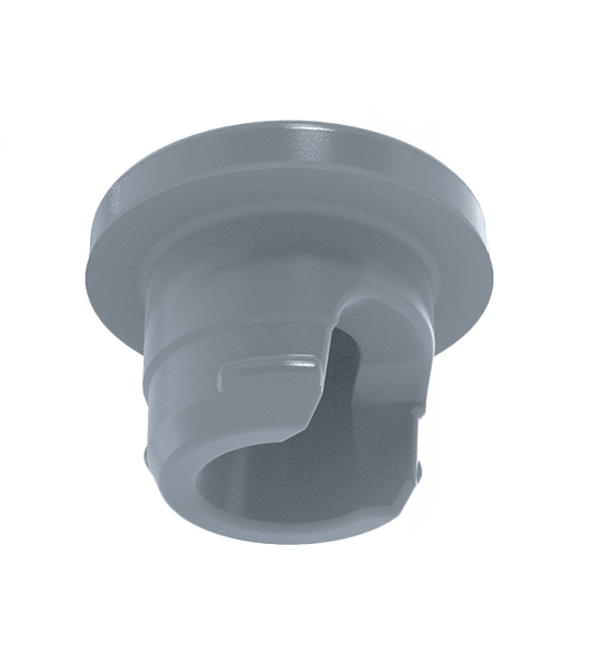 FluroTec™ Bromobutyl Stoppers BottomAngle