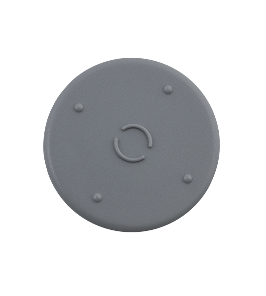 FluroTec™ Bromobutyl Stoppers Top View