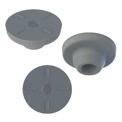 13mm NovaPure® Bromobutyl Rubber Stoppers for Serum Vials, 4023/50