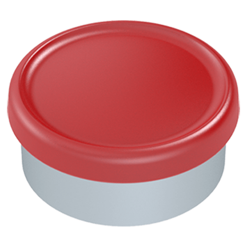 20mm Flip-Off® Seals (Red Color)