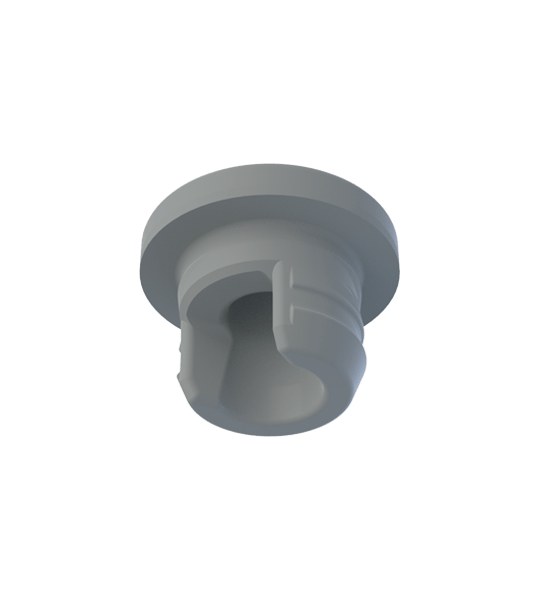 20mm NovaPure Chlorobutyl Lyophilization Stoppers Bottom View