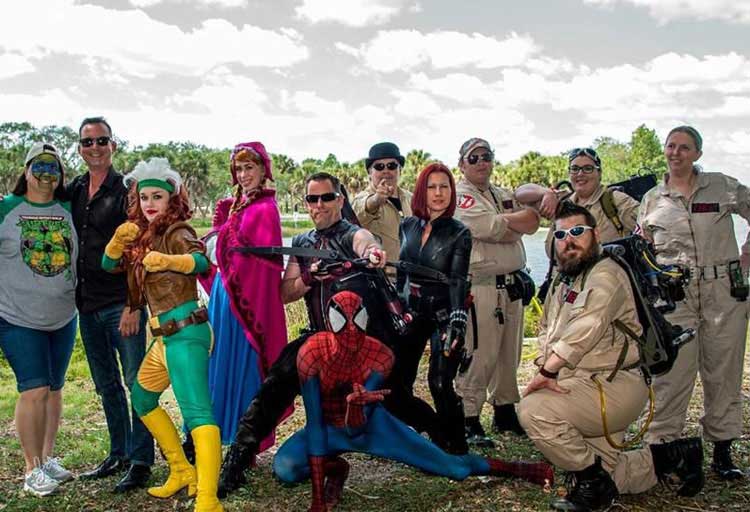 St Petersburg teams up with Super Heroes from the MUCH foundation.