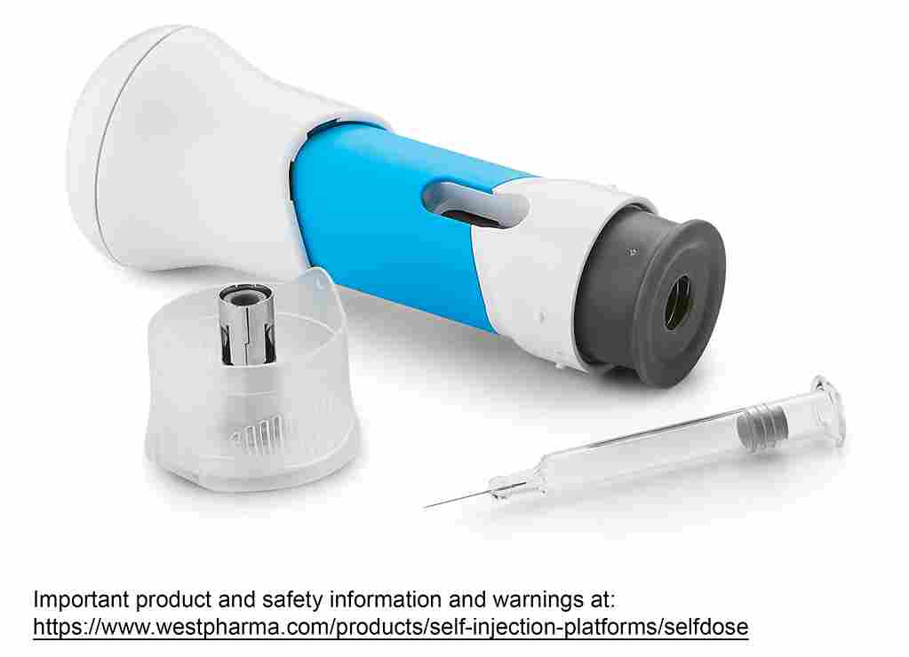 SelfDose Injector with NovaPure Plunger and Syringe