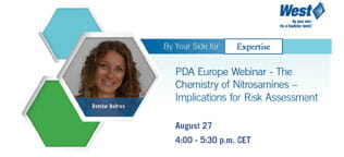 Bettine Boltres presents at PDA Webinar
