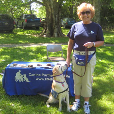 Janet Cooper and Sage at a CPL Demo