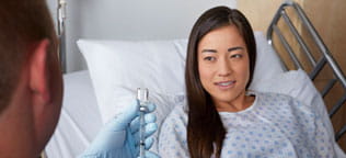 CZ Syringe and Vial with patient and nurse