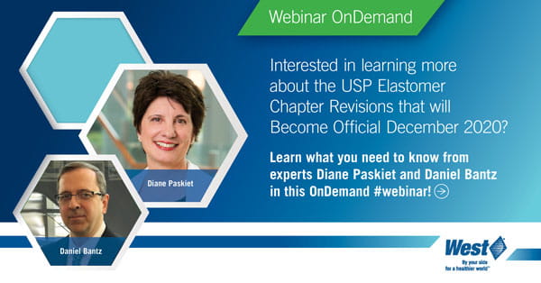 Diane and Dan's OnDemand Webinar on USP Elastomer Chapter Revisions