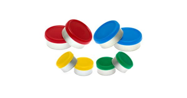 Aluminum Seals with Plastic Buttons