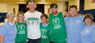 The Storbeck Family at the Parkinson's Walk