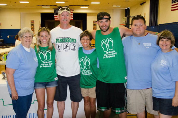 The Storbeck Family at the Parkinson's Walk