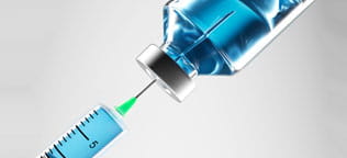 Syringe Needle inserted into a vial