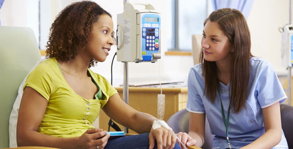 Cancer Patient getting treatment