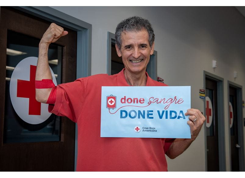 Ruben Vassolo, an Argentinian, received a blood transfusion during surgery in his 20s.