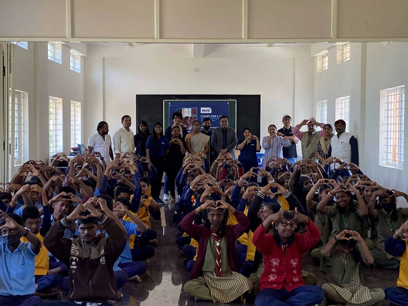 Laptop Recycling Program in Bangalore India to promote sustainability . 