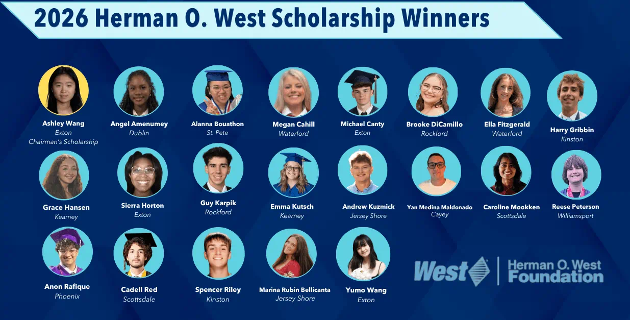  Herman O. West Foundation Scholarship 2026 Recipients