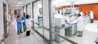 Lab Viewing Coridor.