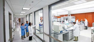 Lab Viewing corridor