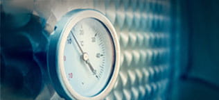 Round Industrial Thermometer