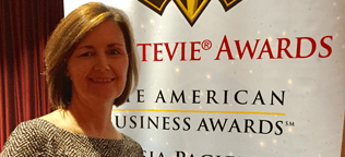 Karen Flynn Stevie Awards Winner