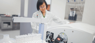 Scientist in lab