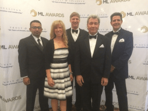 Contract Manufacturing employees at Awards Gala