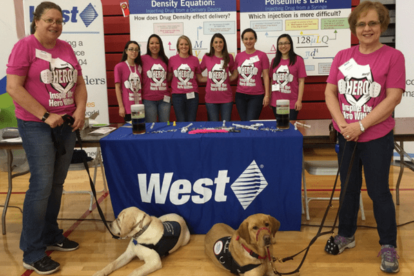 West employees at GETT Expo