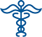 Blue medical icon