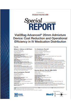Vial2Bag Advanced® 20mm Admixture Device: Cost Reduction and Operational Efficiency in IV Medication Distribution