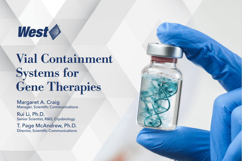 Vial Containment Systems for Gene Therapies