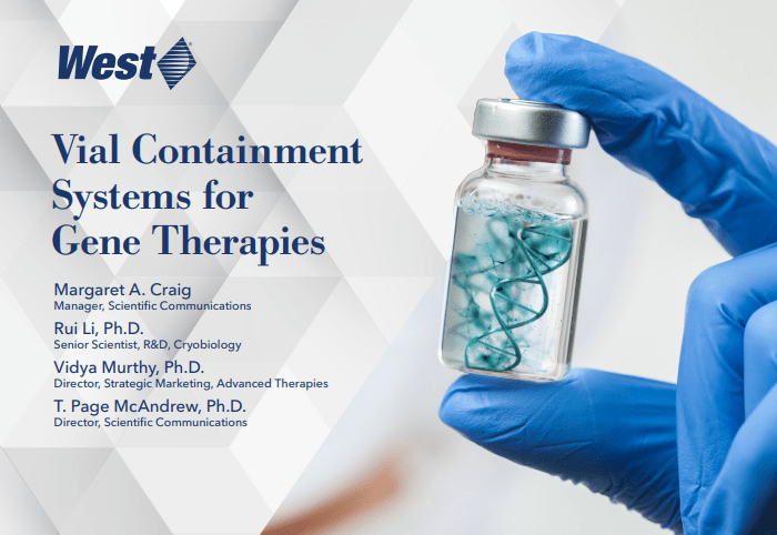 Vial Containment Systems for Gene Therapies
